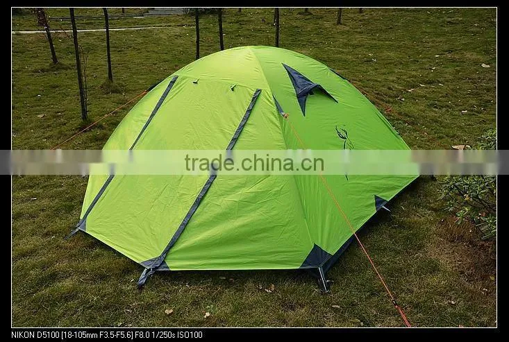 Hot selling double camping tents with bright color