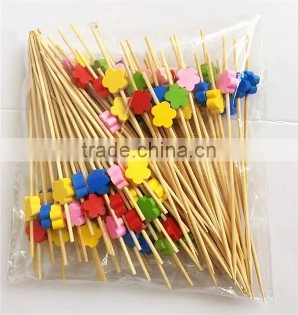 ZHUPING cheap bamboo beaded toothpicks wholesales