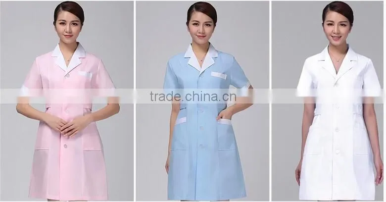 new design qualaity custom hospital doctor's uniform UFM1403