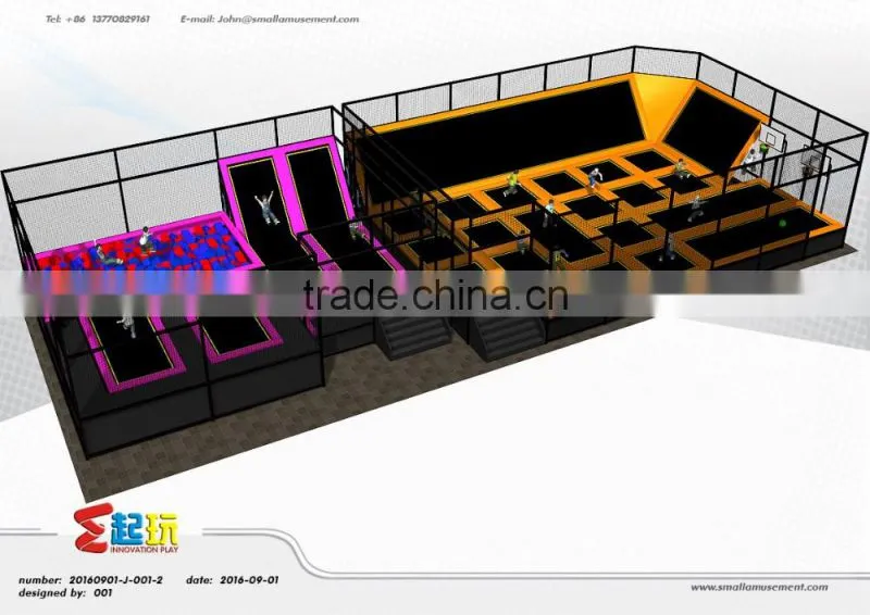 Innovative Indoor Gymnastics Trampoline Park