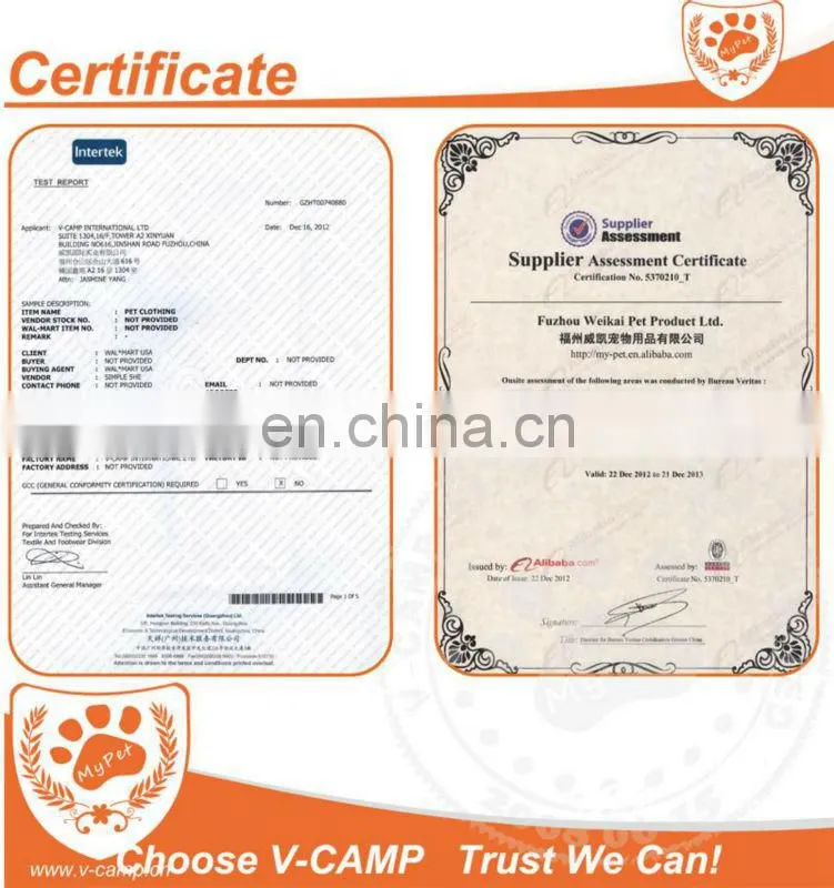 VP-DLJ1204 Luxury Safety Pet life jacket
