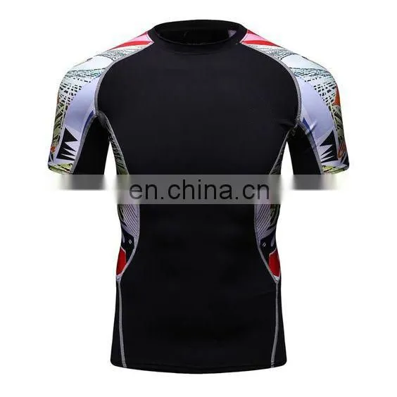 Full sublimation rash guard for running factory