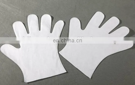 disposable non woven Water repellent plastic gloves