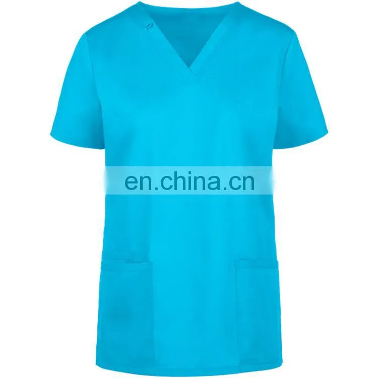 Fashion Custom Long Sleeve Hospital Working Uniform