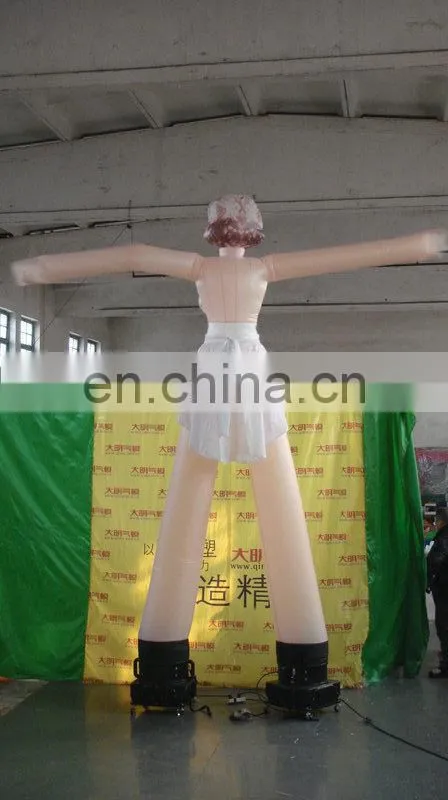 customized new design giant led inflatable air dancer of Marilyn Monroe