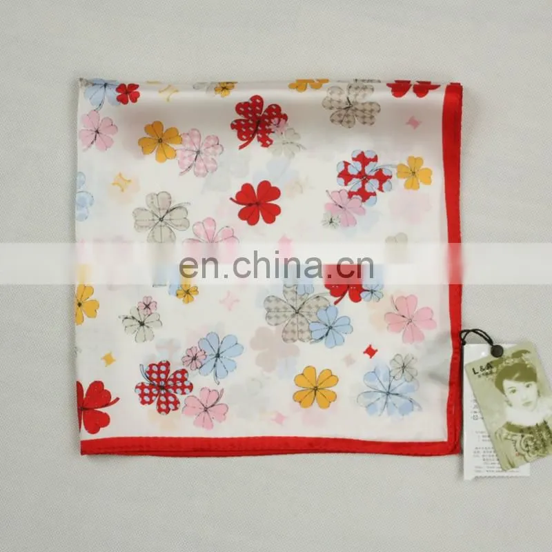 High quality women silk foulard scarf