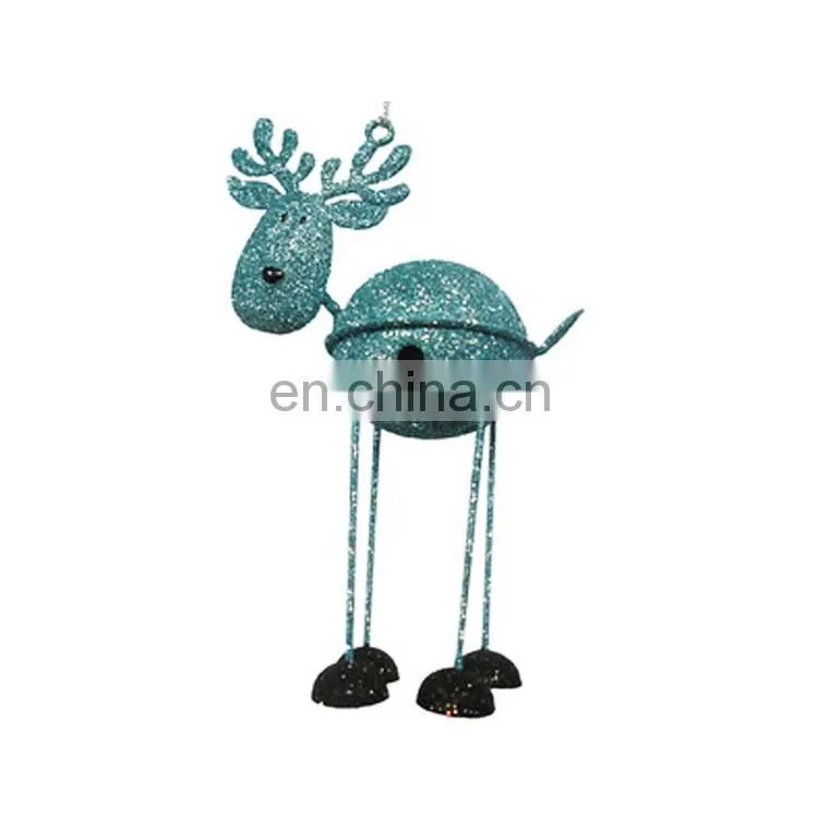 Christmas gift and decoration Santa with reindeer mini resin christmas figurine