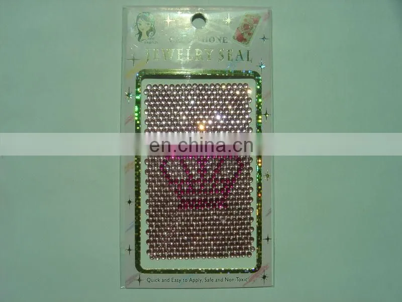 Custom flower shape Mobile sticker type acrylic stickers