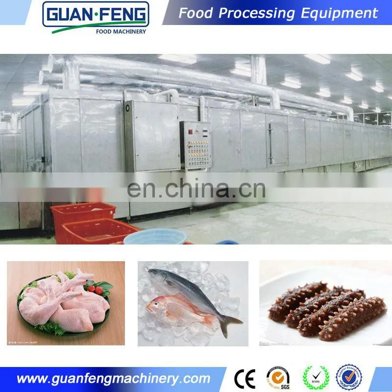 2020 New Product IQF tunnel quick blast freezer bread quick freezing machine
