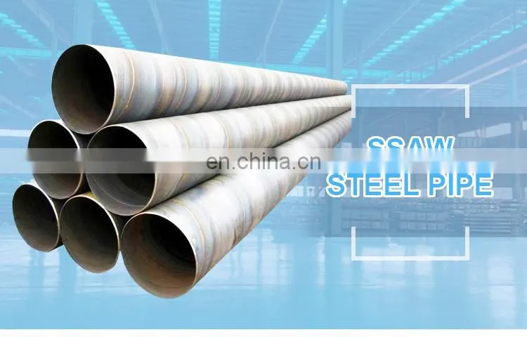 trade assurance spiral welded steel pipe/tube4 with high quality from China supplier