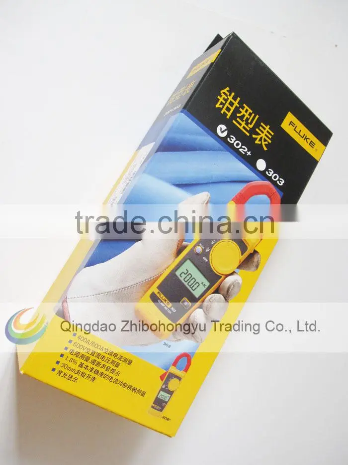 Fluke 302+, F302+ Digital Clamp Meter AC/DC Multimeter Tester