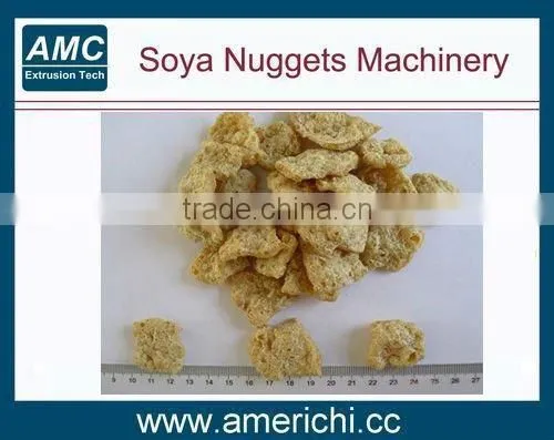 Texturized soya nuggets/chunks/mince meat machines