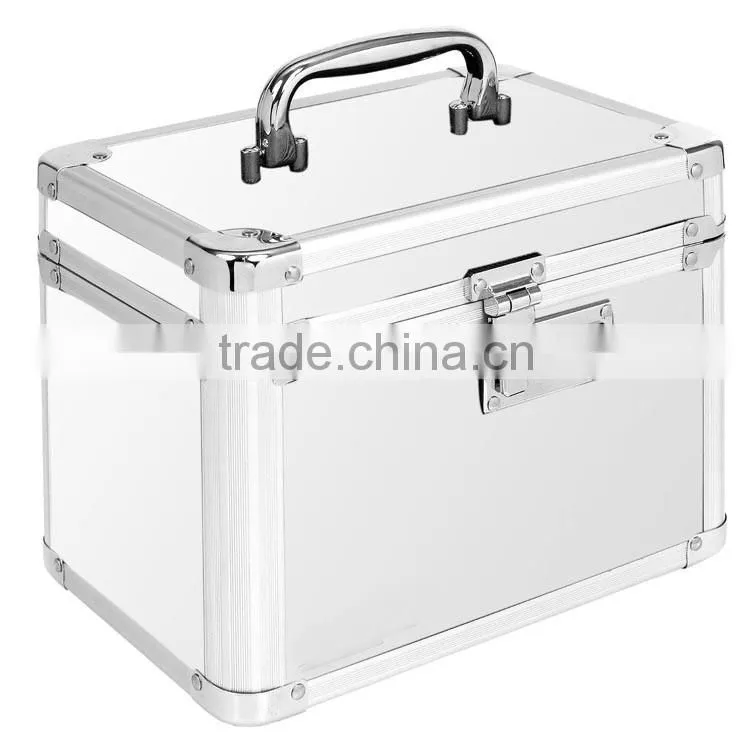 Locking Personal Security Box,flight case aluminum profile,aluminum document tote case,lp flight case
