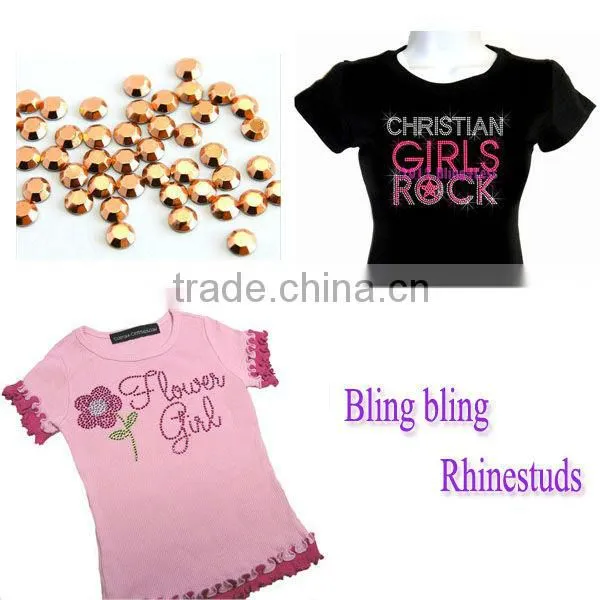 Charming Hot Fix Rhinestud transfer for jean