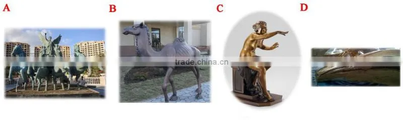 Brass modern couple sitting on chair statues