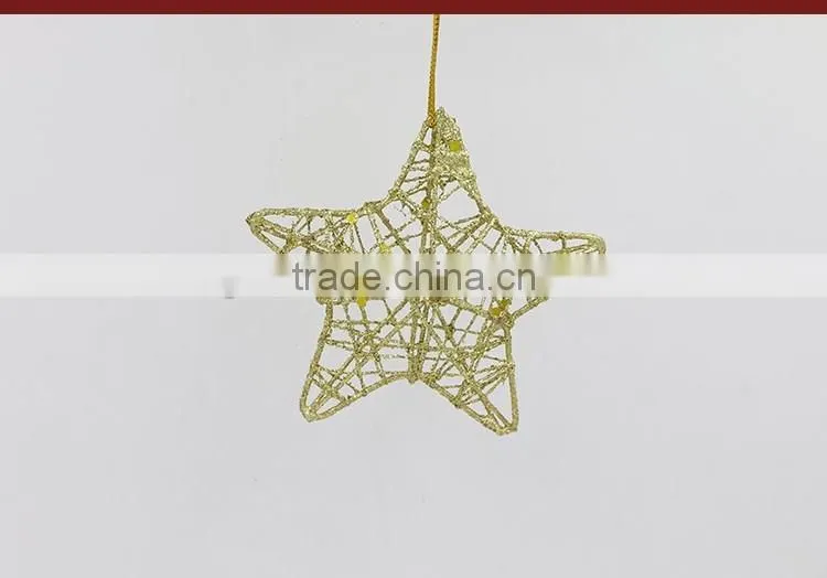 Metal Star Christmas Tree Hanging Decoration
