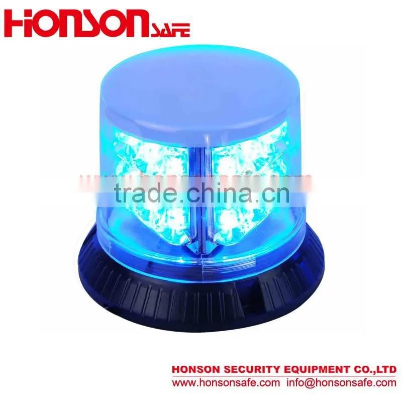 3W Flashing LED Beacon Warning Light emergency vehicle strobe beacon lights with Magnetic HTL-633
