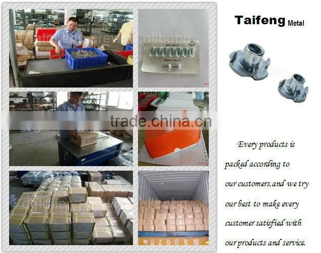 yellow zinc coated double sided bolt with washer