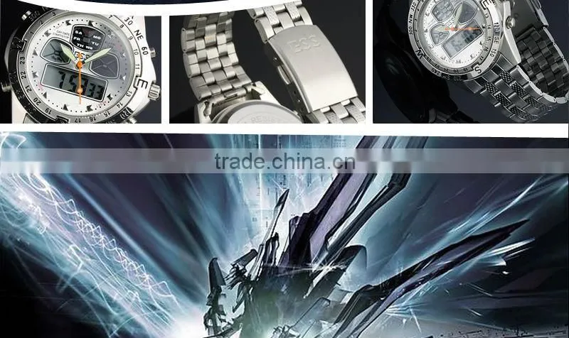 Brand New men sport large display digital multifunction watch WM014-ESS