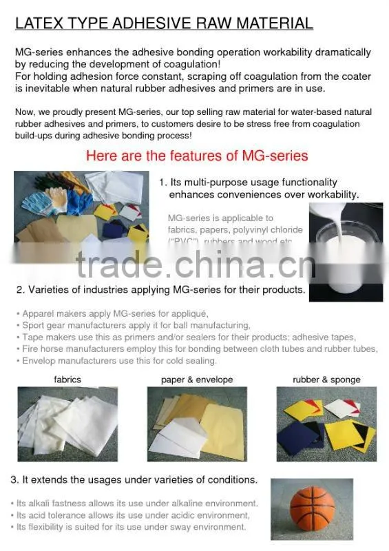Natural rubber latex adhesive for adhesive tape