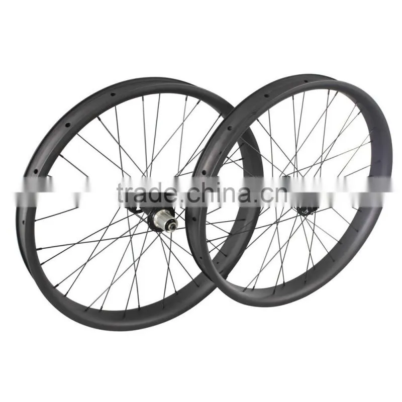 65mm/90mm full carbon fat bike wheelset
