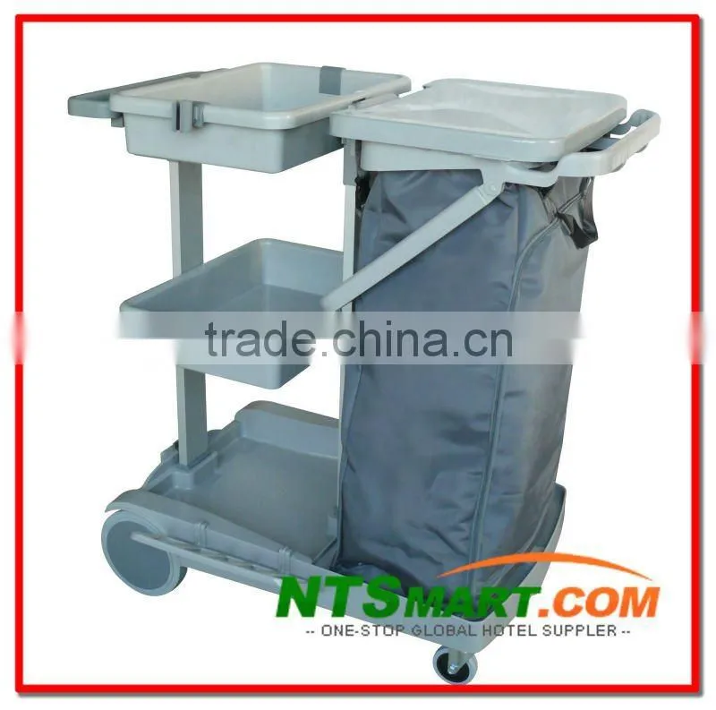 hotel cleaning trolley janitor cart