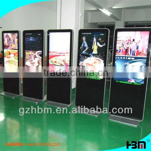 shoe-cleaning machine floor stand lcd touch screen advertising display