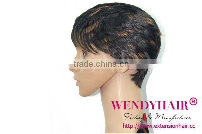 Fashion and unique Wendy synthetic wig short wig loose curl best quality