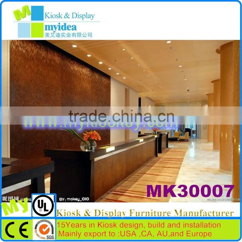 Free design and more durable money counter/modern bar counter/reception counter