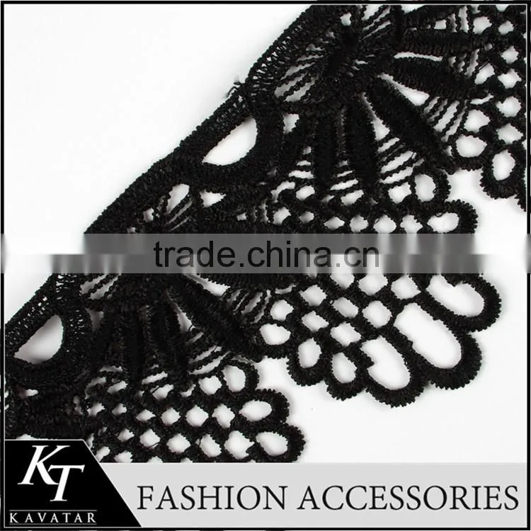 Yard Sale Polyester Embroidery Bead Motif Trim for Woman Diy