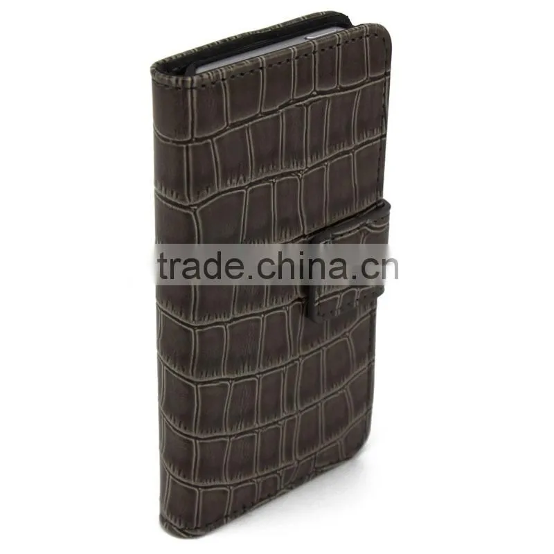 Custom phone cases for iPhone, Crocodile PU custom phone cases with stand, Colorful custom phone cases from Shenzhen factory