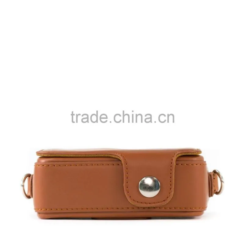 Top Grade New Custom Protective Leather Brown Camera Case