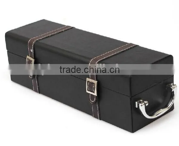 Top Grade Unique Design wine bottle holder leather