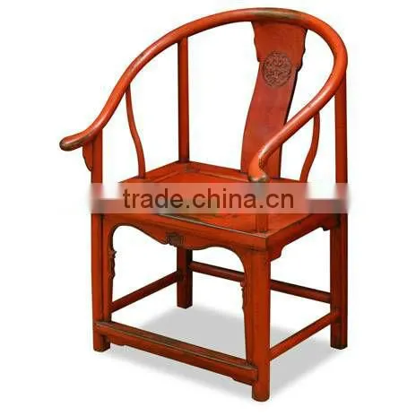 Chinese Antique Ming style wooden carved arm chair