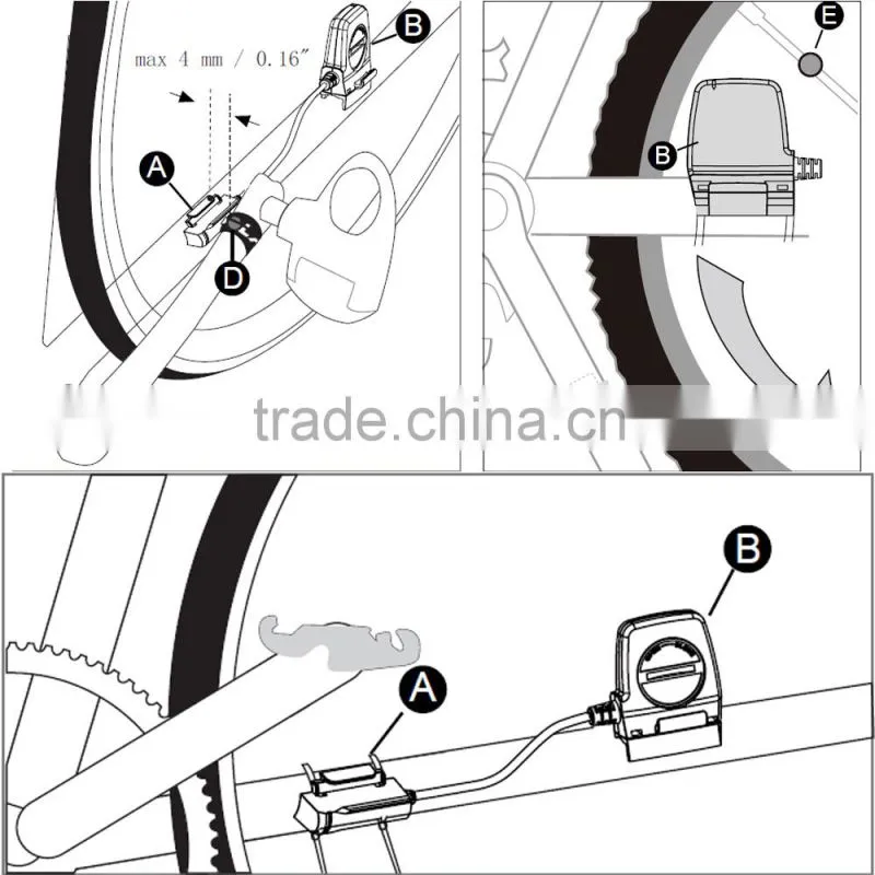 CooSpo Wireless Bike Meter Bicycle Computer