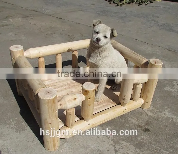 outdoor wooden pet house bed