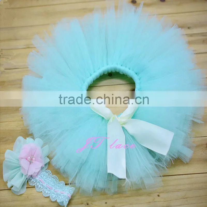 Baby Girl 1st Birthday Outfit, Aqua Birthday Tutu Outfit, Girls First Birthday Outfit - CUSTOM Choose Your Age 1-12