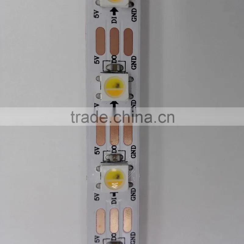Addressable white led strip SK6812/ ws2812, 10 Pixels/m Digital Pixel LED Strip Light DMX512