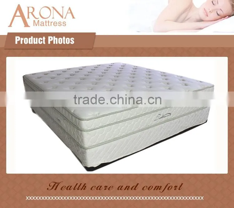 2015 best quality queen king full memory foam mattress on the floor