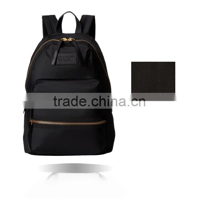 high quality OEM 2015 wholesale metal zipper custom women backpack