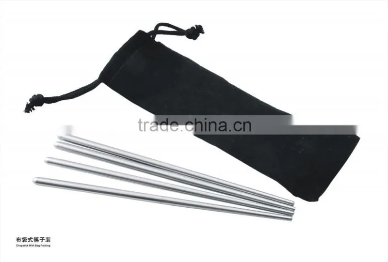 Japanese style high quality Stainless steel chopsticks set