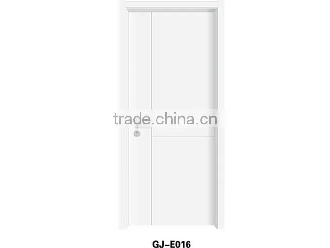 Commercial PVC MDF Solid Wooden Paint Free Door