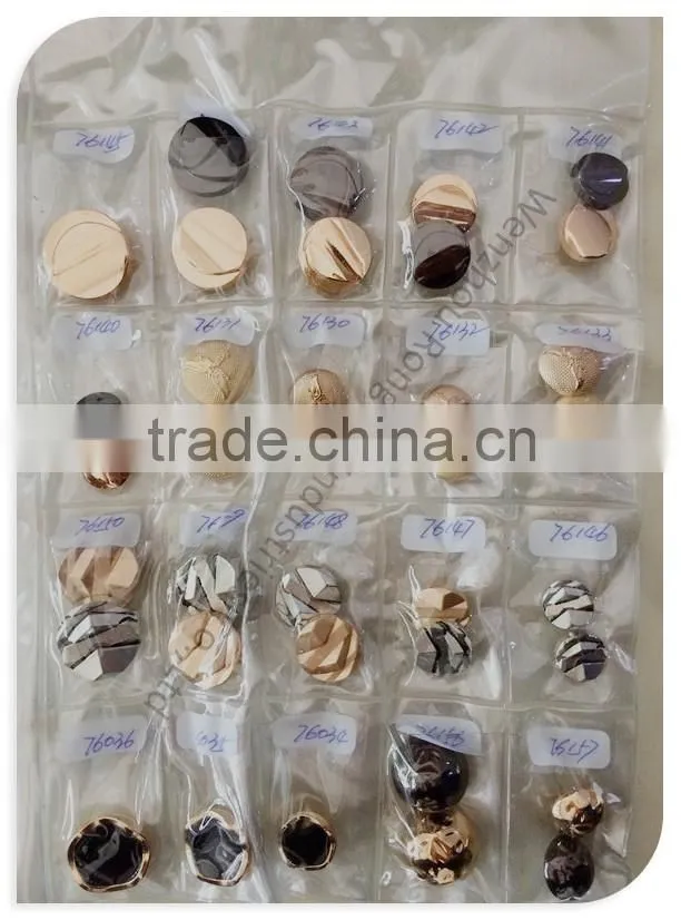 Factory wholesale metal shank buttons for coat