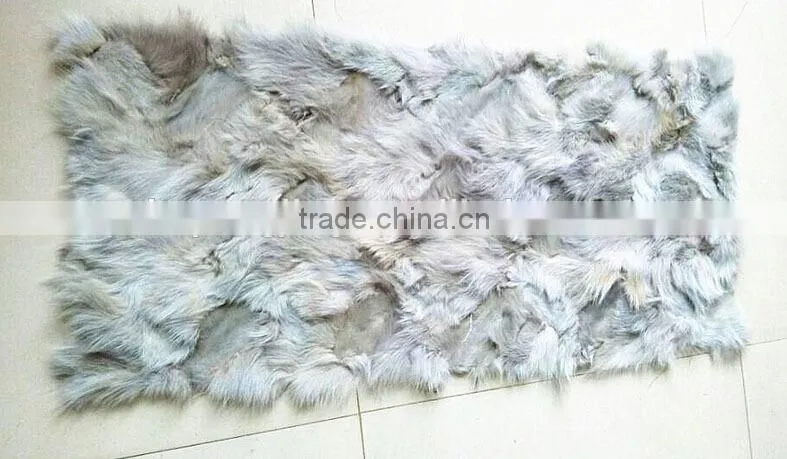 factory direct supply 100% genuine fox fur plate
