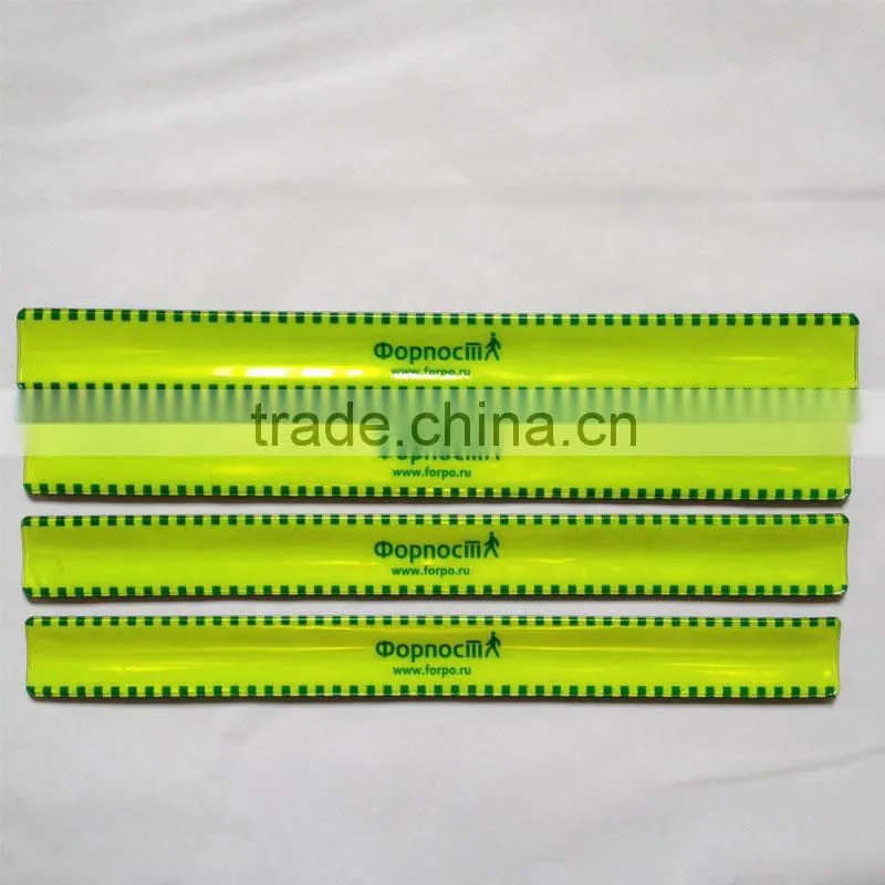 EN716Pcustom reflective safety armband / snap armband