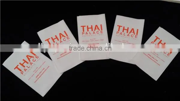 Hot Sale 43x43cm, 1/8Fold White Dinner Paper Napkins