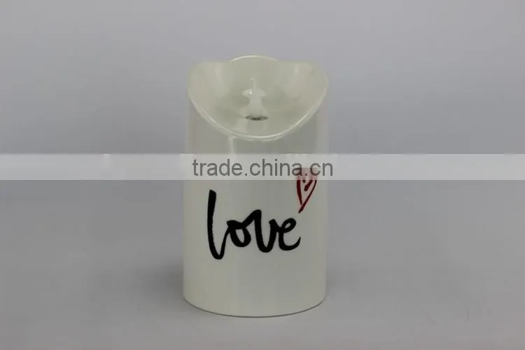 Custom High Quality Ceramic Led Candles for Wedding Decoration