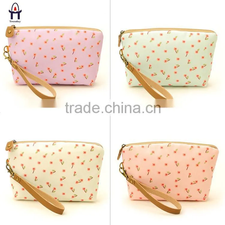 Canvas lady clutch bag outdoor daily bag handle clutch collecting bag