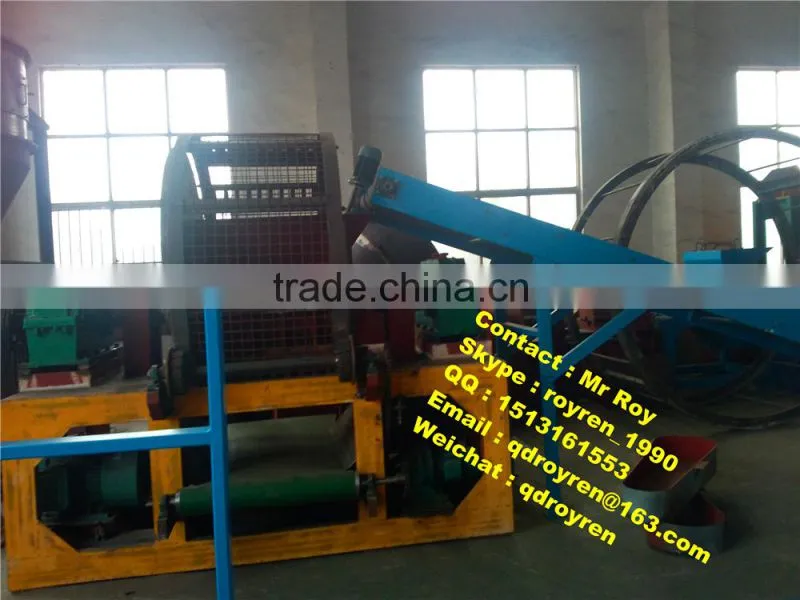 Waste Used tire cutting machine waste tire recycling machine block cutter