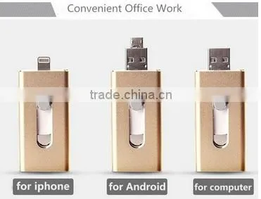 3 in 1 OTG USB flash drive